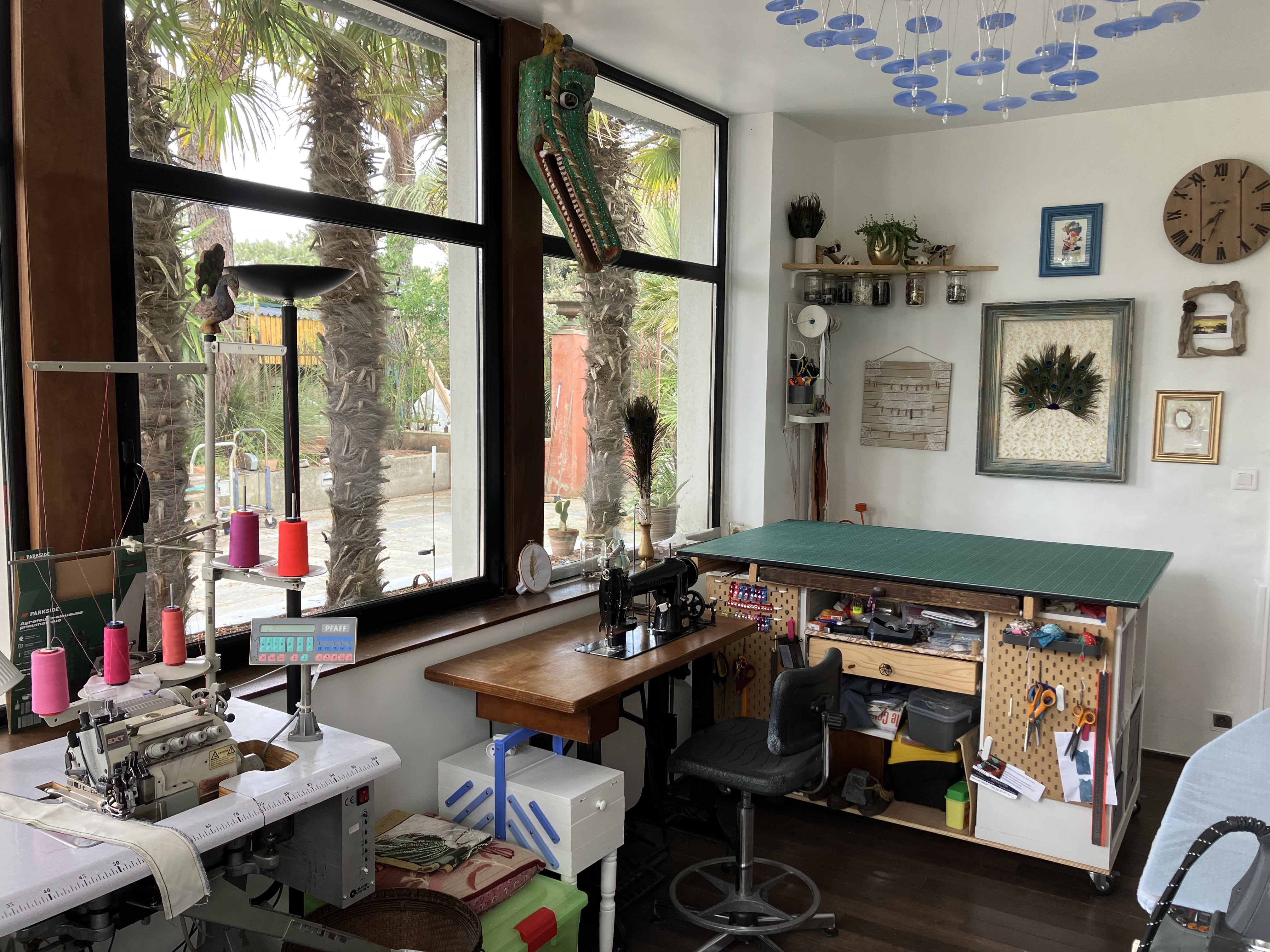 L'atelier de La Fabrique à curiosités, à Saint-Brévin