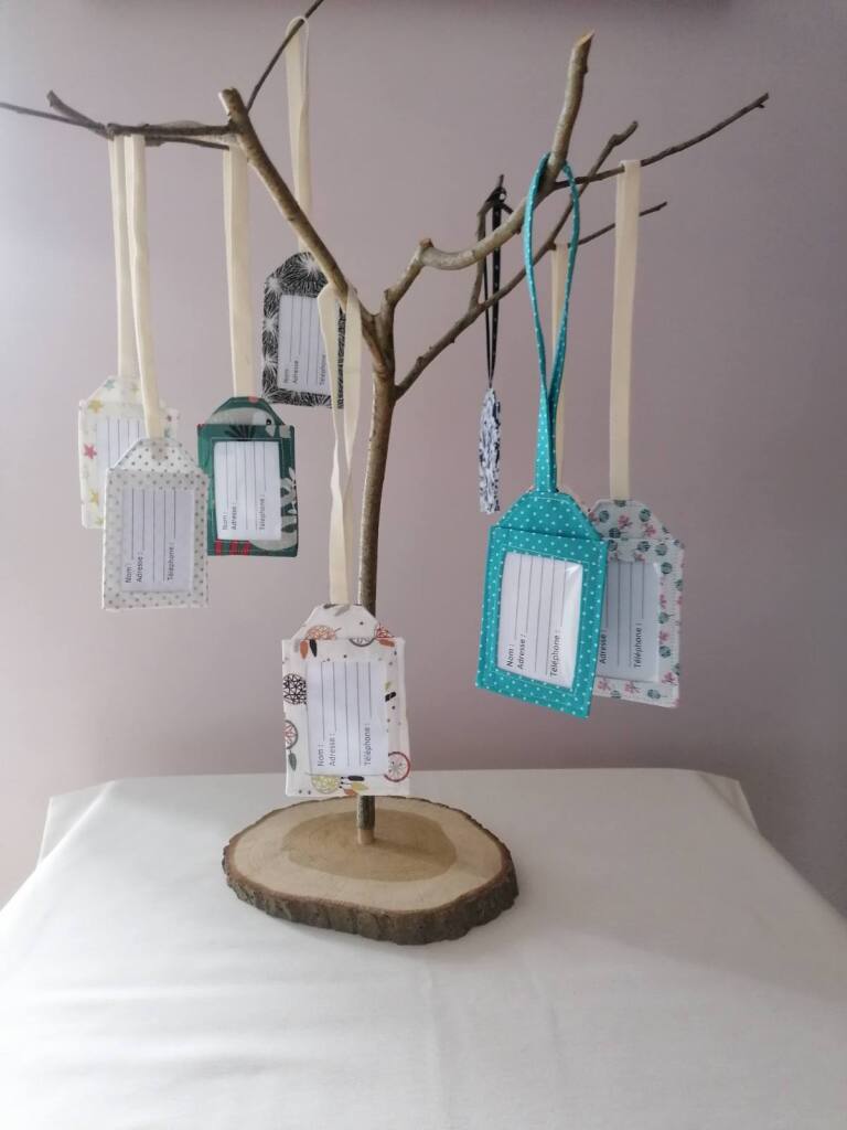 fabrique à curiosités - étiquettes upcyclées