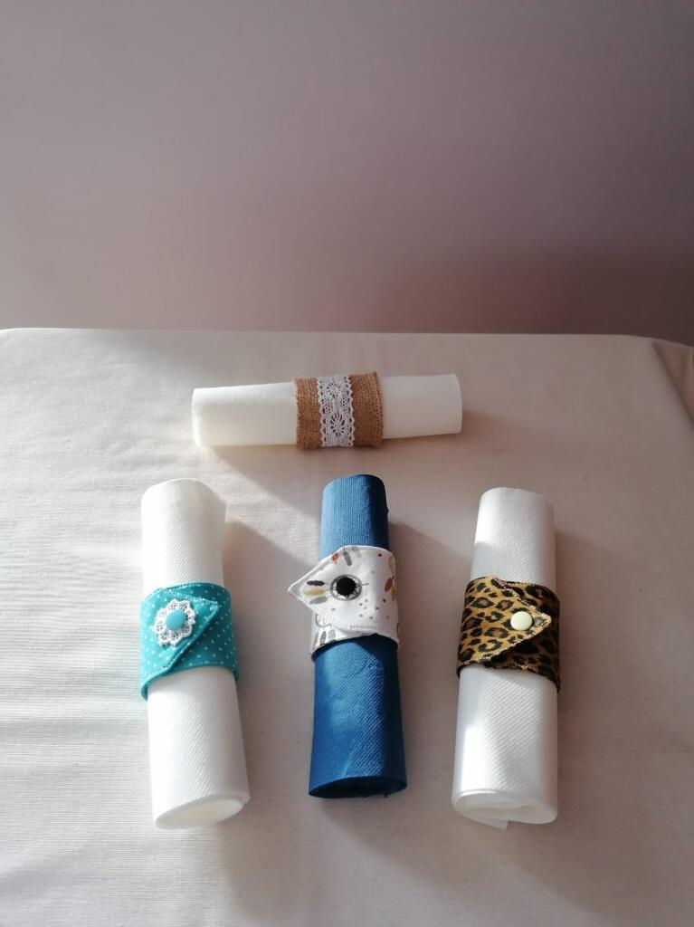 fabrique à curiosités - ronds de serviette upcyclés